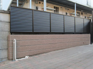 練馬区　化粧コンクリートブロック工事