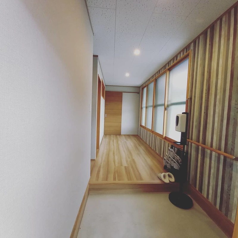 after 玄関を広くしました。