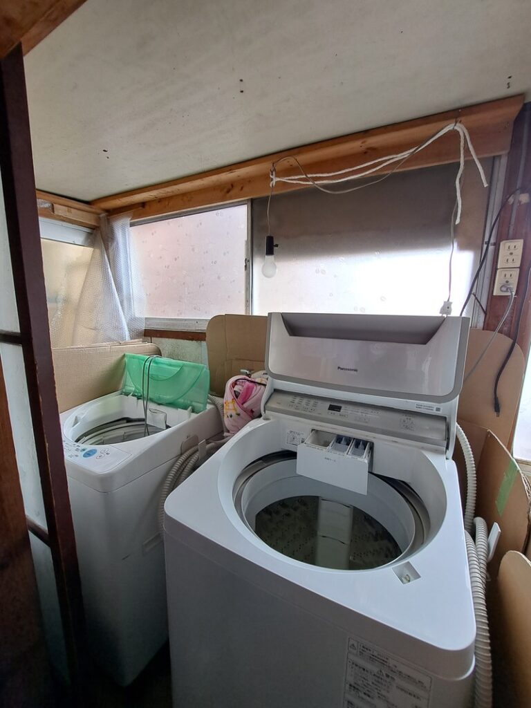 before　洗濯機置き場