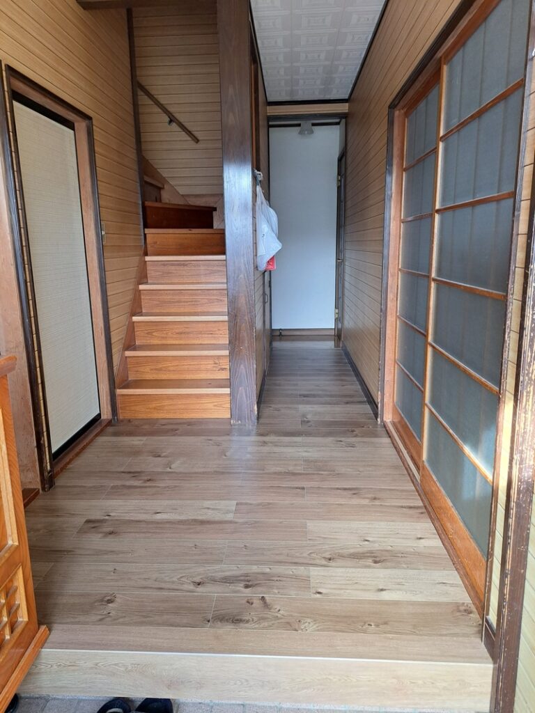 after　部分改修しました。リフォーム用フローリングで明るくなりました。